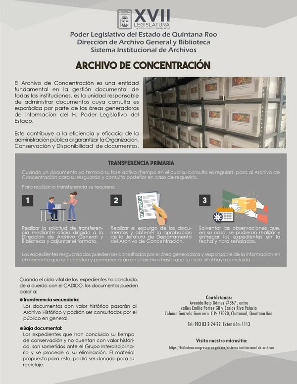 Imagen Triptico de Concentración