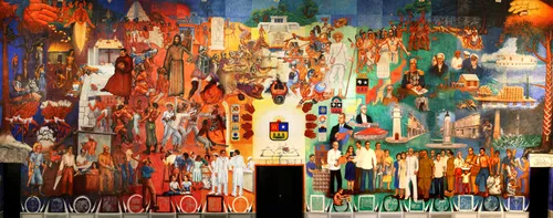 Imagen del mural Forma, Color e Historia